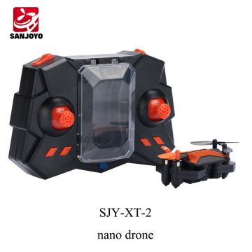 ПК СХ-10 нано 2.4 г 4ch беспилотный мини складной селфи-Дрон с 720p WiFi камера 3D флип для подарка детей SJY-ХВ-2